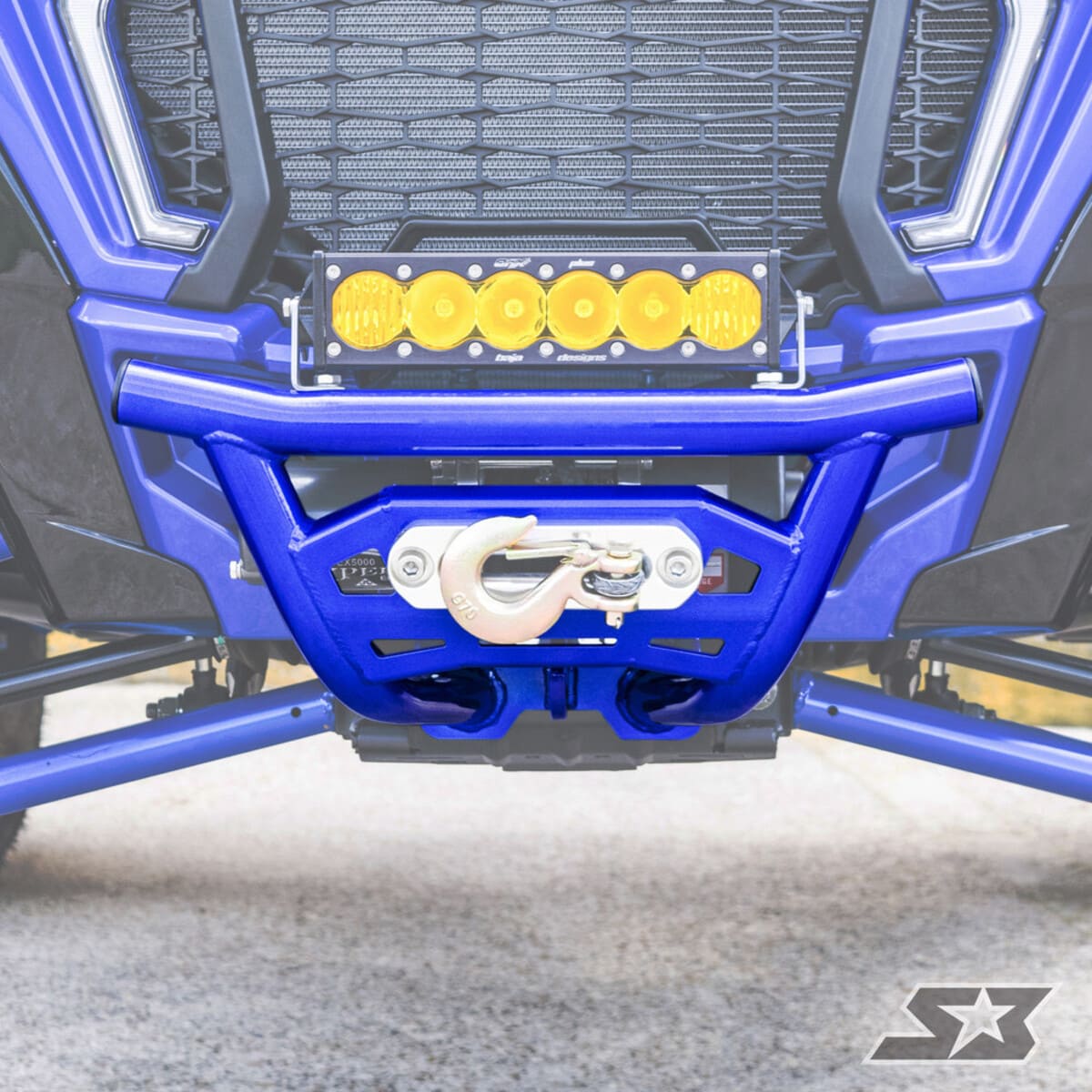 S3 Powersports Polaris RZR XP Turbo S Front Winch Bumper