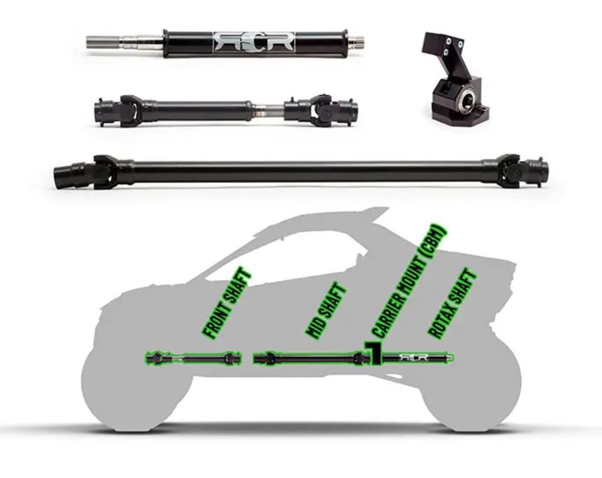Sandcraft '24+ Can-Am Maverick R 2 Seat Complete Driveline Kit