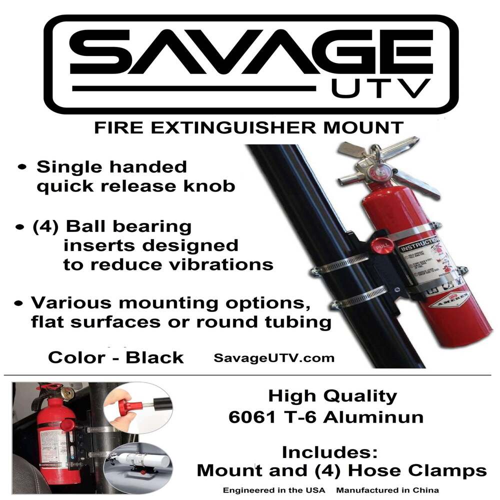 Savage UTV Extinguisher Only Mount