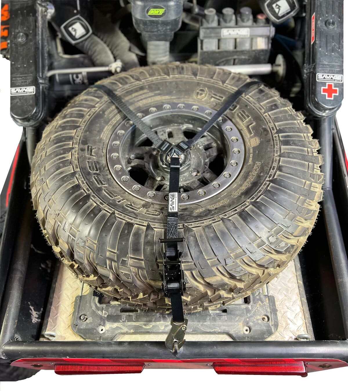 Savage UTV Ratcheting Y-Strap