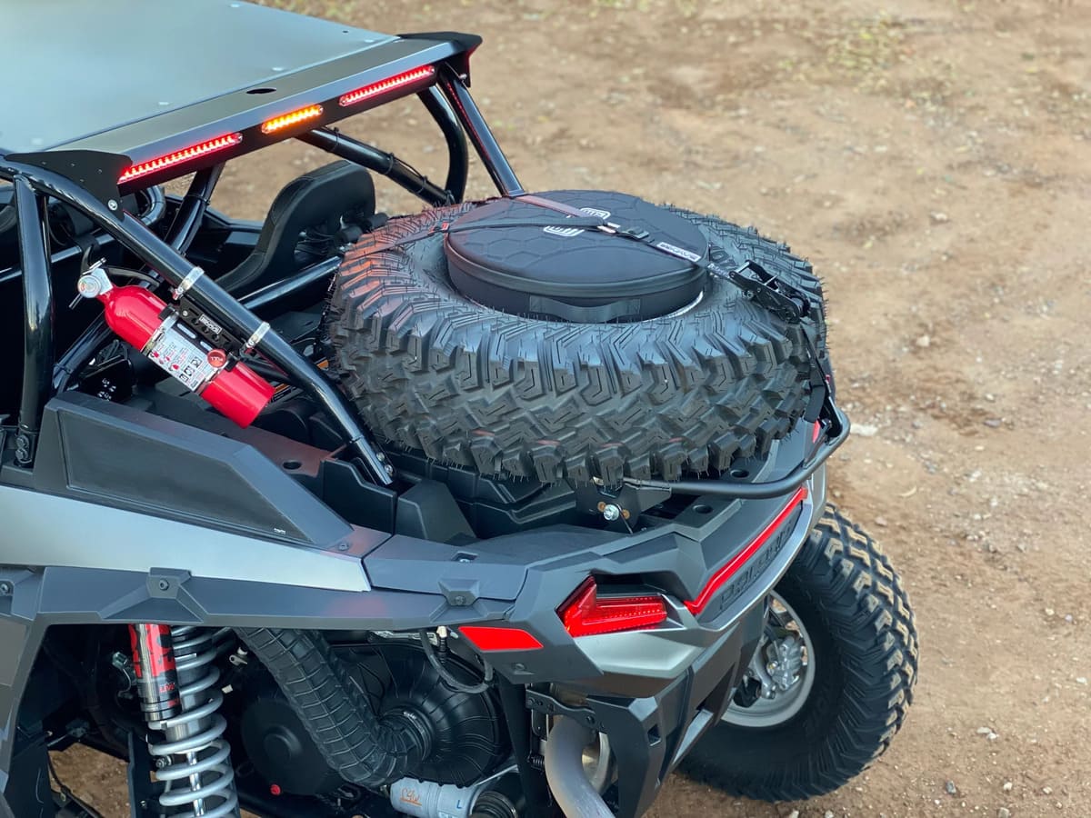 Savage UTV Revolve Spare Tire Mounted Storage