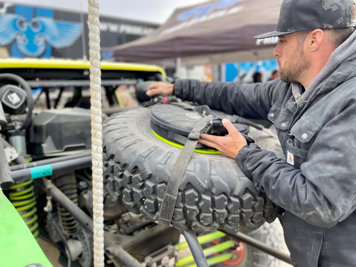 Savage UTV Revolve Spare Tire Mounted Storage