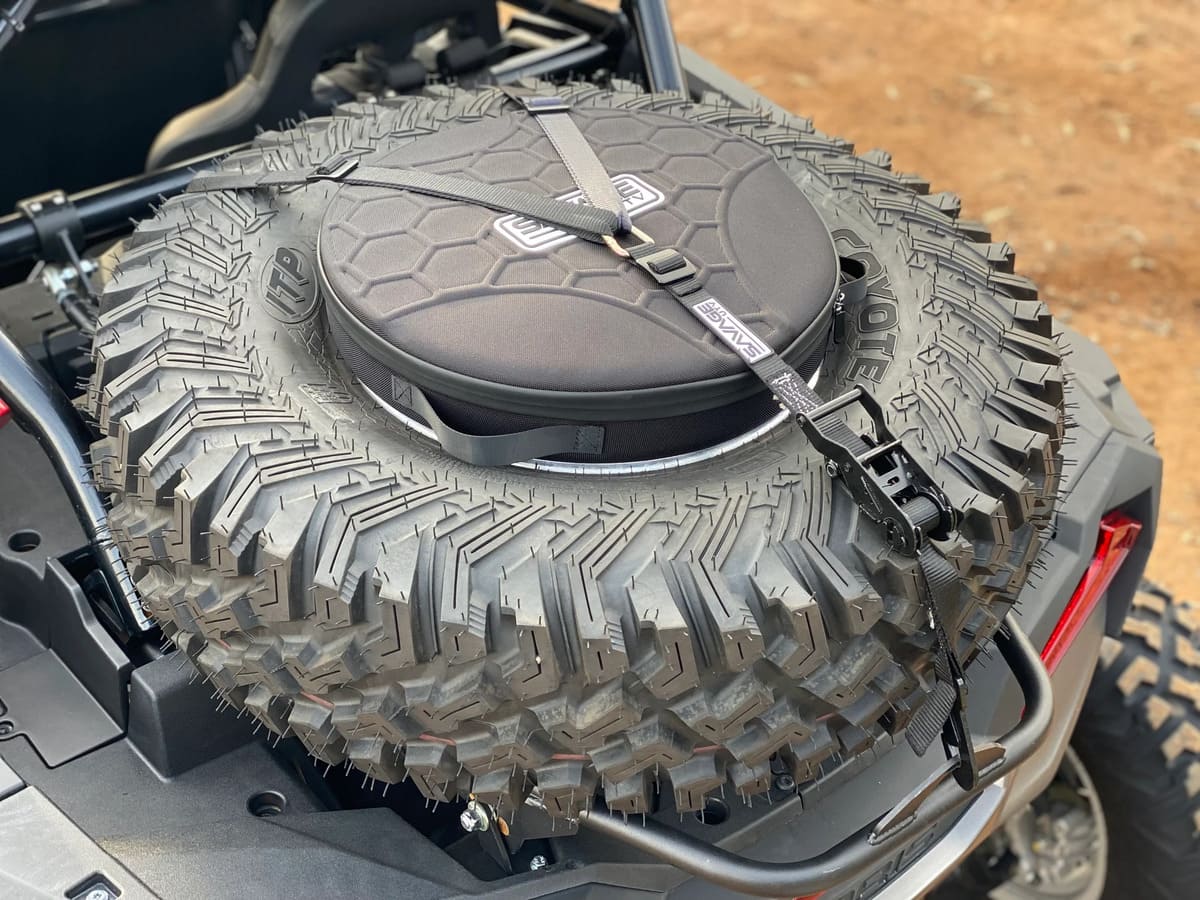 Savage UTV Revolve Spare Tire Mounted Storage