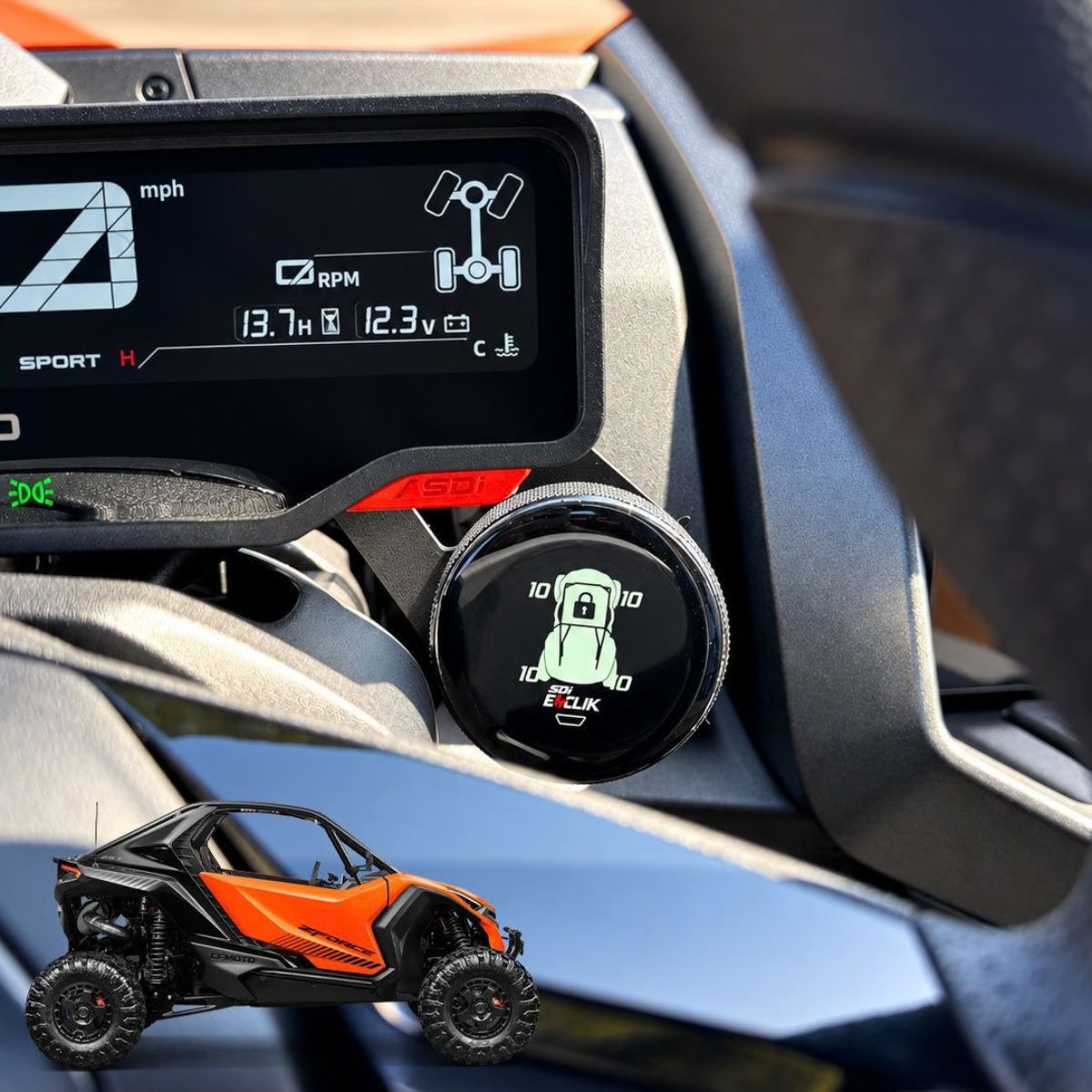 SDI CFMoto Zforce Z10 E-Clik Active Pro Suspension System