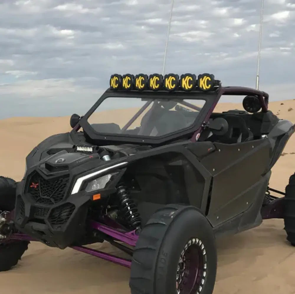 SDR Can-Am Maverick X3 2 Seat Windshield Frame w/ Auto Glass