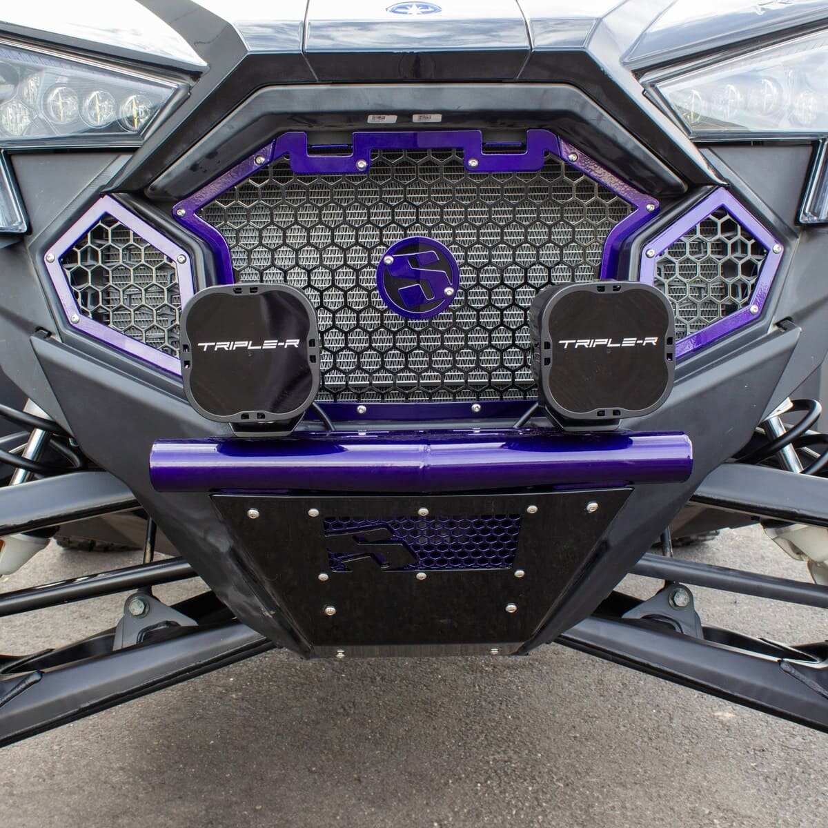 SDR Polaris RZR Turbo R Front Grille Kit