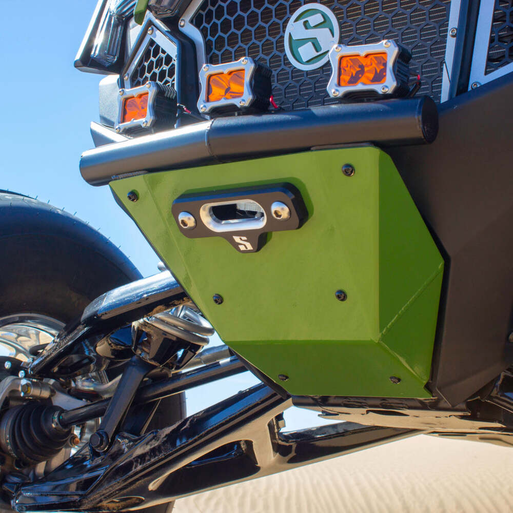 SDR Polaris RZR Pro R Single Tube Front Bumper & Winch Mount