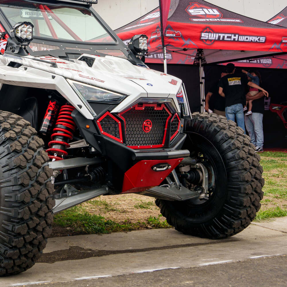 SDR Polaris RZR Pro R Single Tube Front Bumper & Winch Mount