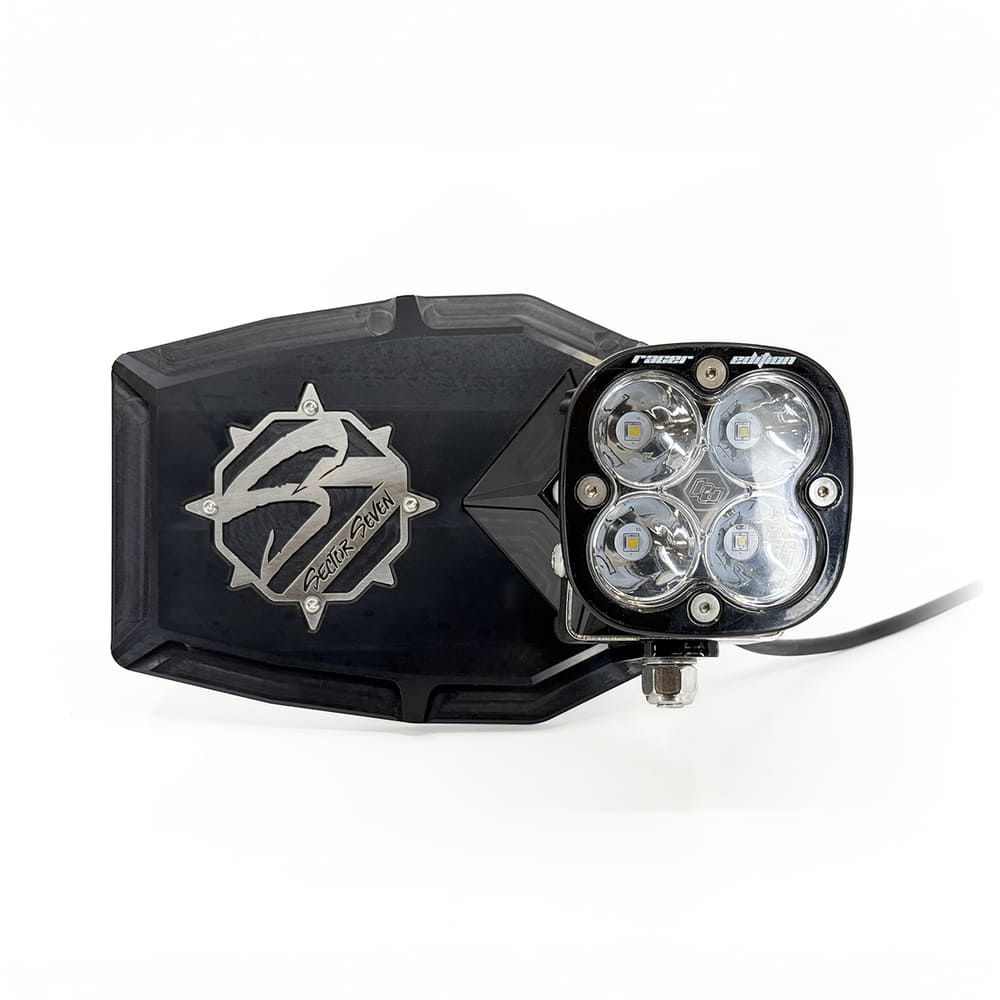 Sector Seven Stealth Navigator Mirrors w/ Light Brackets Set