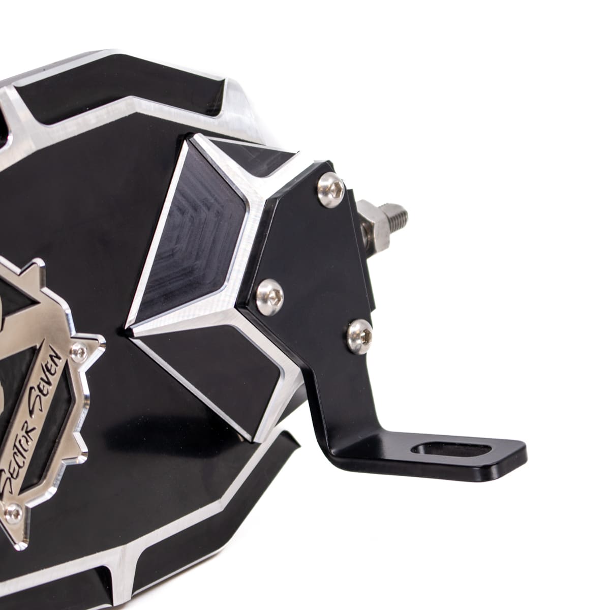 Sector Seven Navigator Mirrors With Light Brackets M10-1.25 Threaded Ball Mount