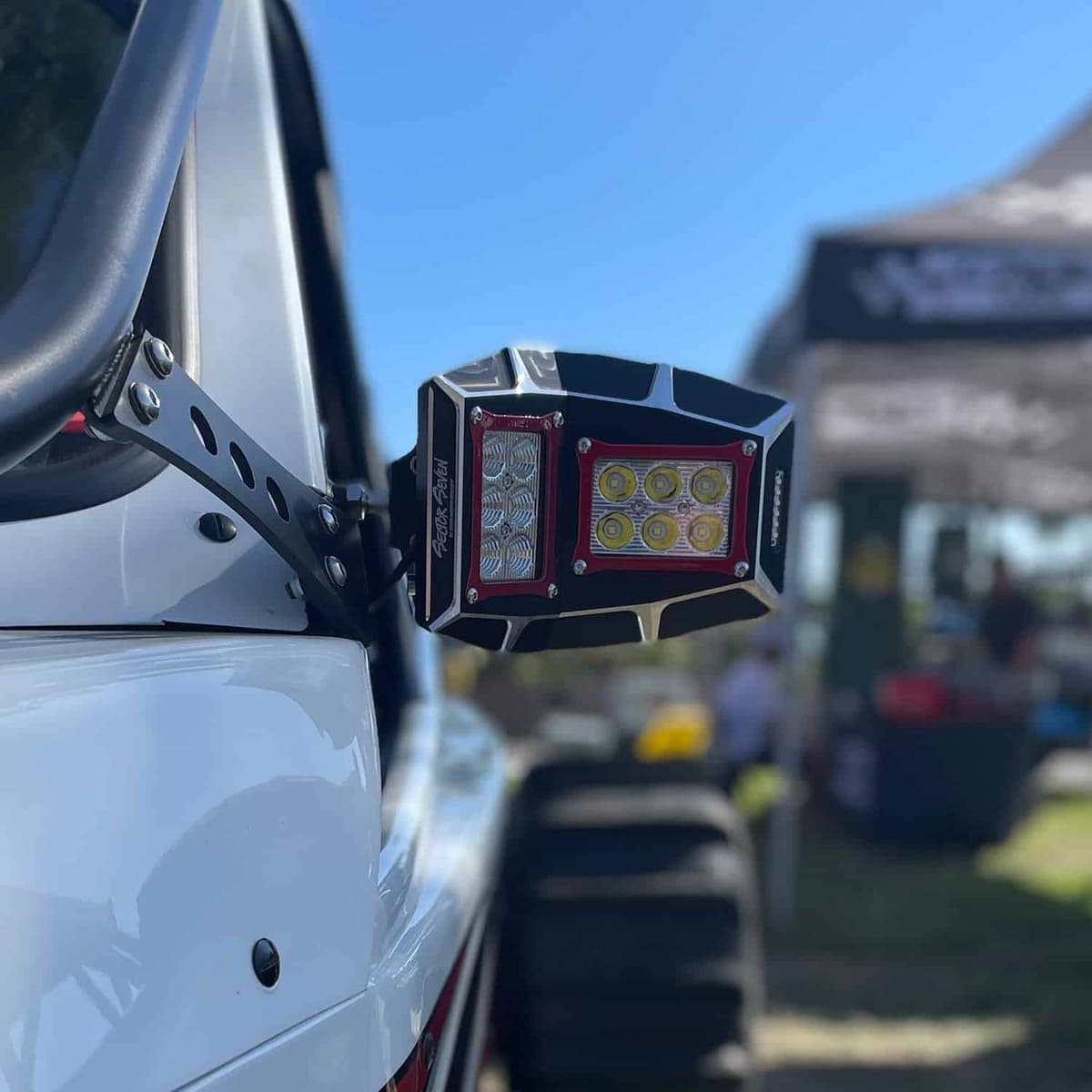 Sector Seven Sawtooth Mirrors with M10-1.25 Threaded Ball Mount