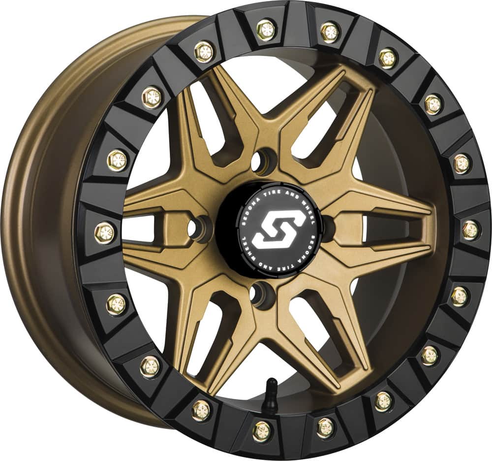 Sedona Black/Bronze Split 6 Beadlock & Maxxis Radial Roxxzilla Wheel & Tire Kit