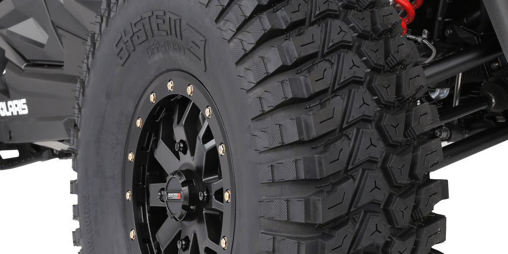 Sedona Black/Machined Split 6 Beadlock & System 3 XCR350 Radial Wheel & Tire Kit