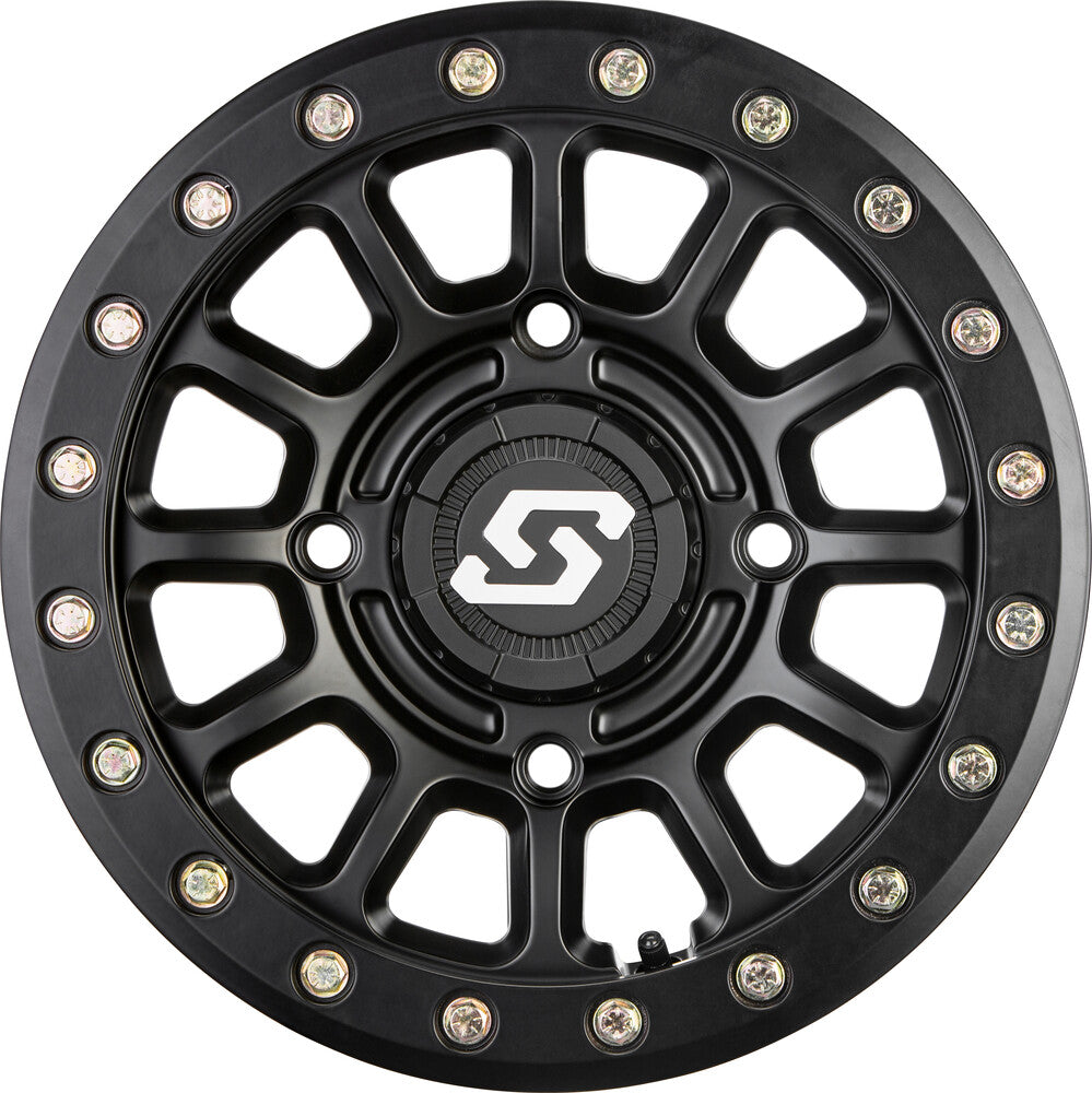 Sedona Black Sano Beadlock & Sedona Buzz Saw RT Wheel & Tire Kit