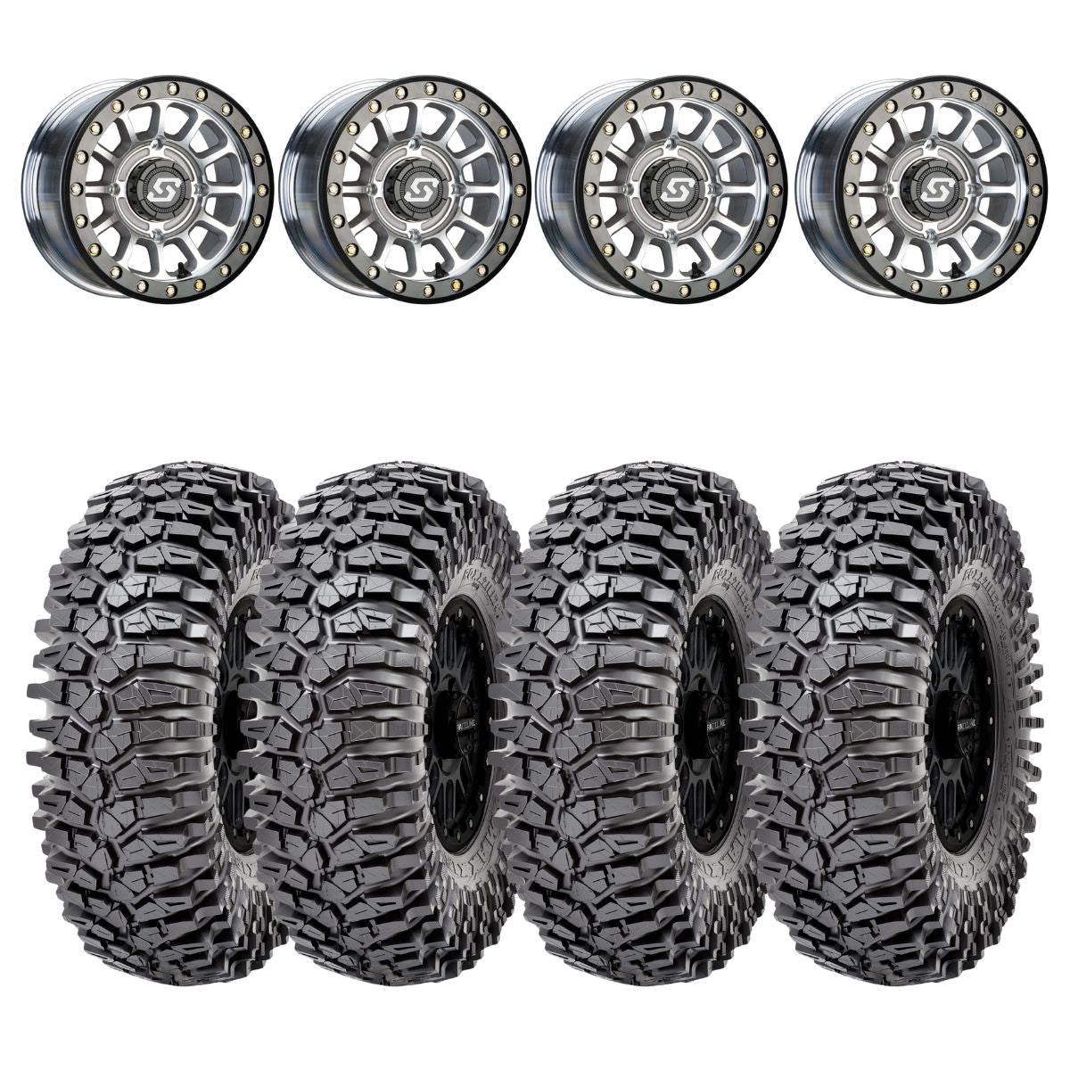 Sedona Machined Sano Beadlock & Maxxis Radial Roxxzilla Wheel & Tire Kit