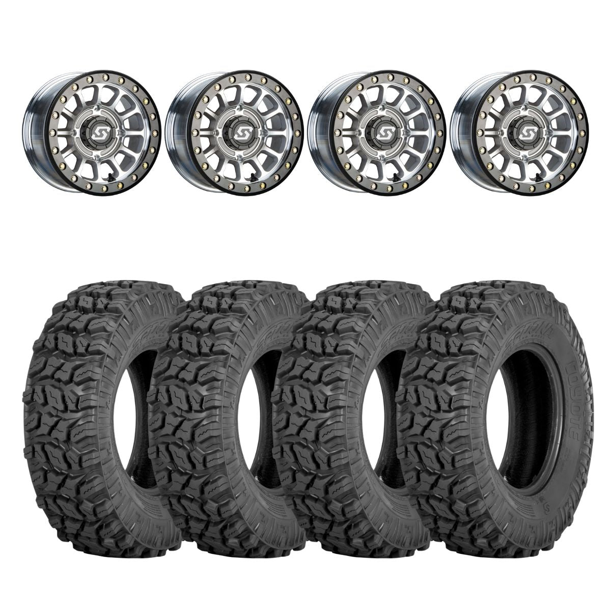 Sedona Machined Sano Beadlock & Sedona Coyote Wheel & Tire Kit