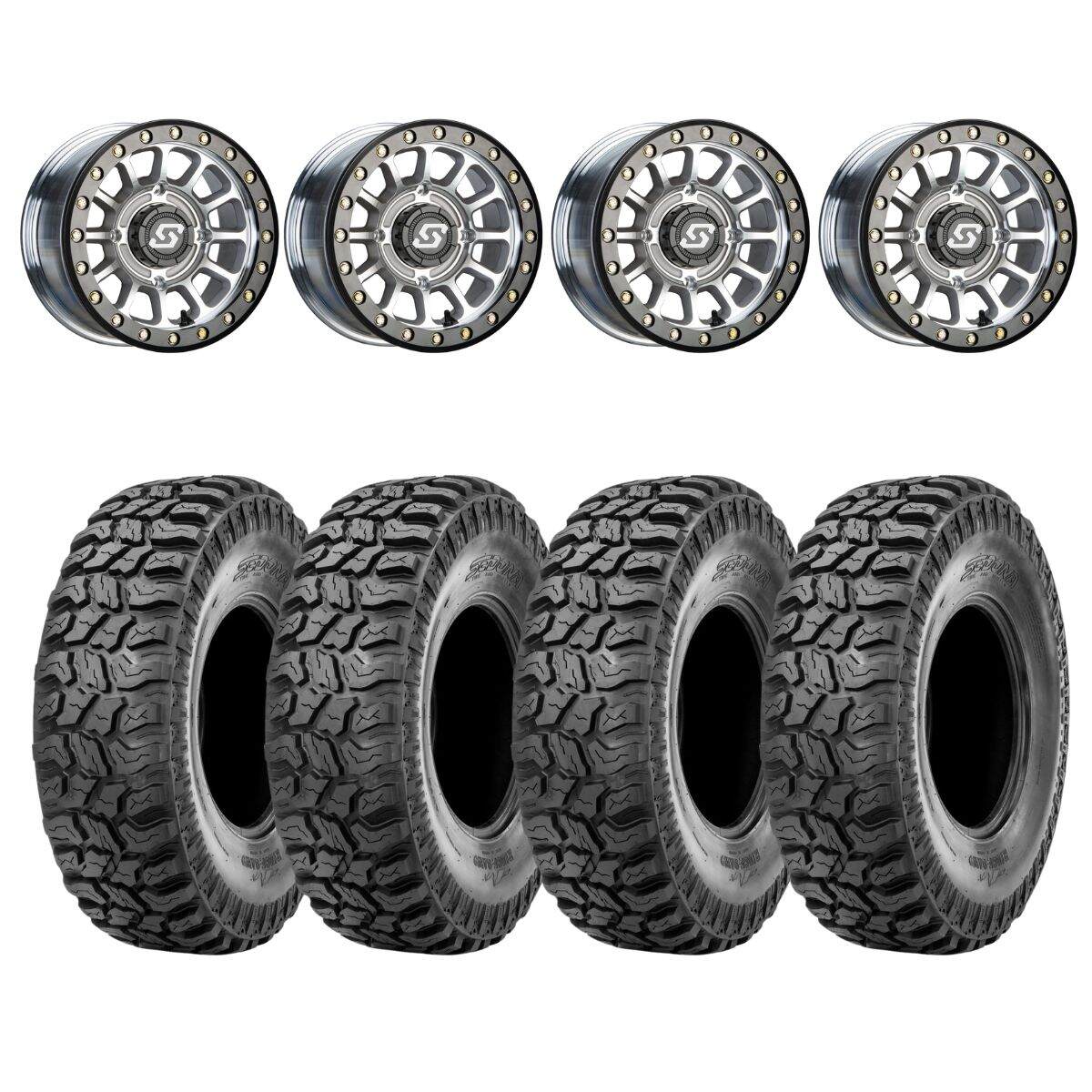 Sedona Machined Sano Beadlock & Sedona Ridge Saw Wheel & Tire Kit