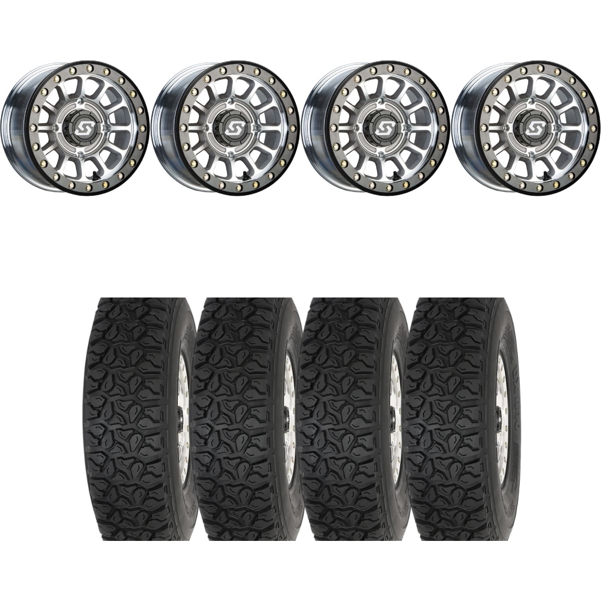 Sedona Machined Sano Beadlock & System 3 Off-road DX440 Wheel & Tire Kit