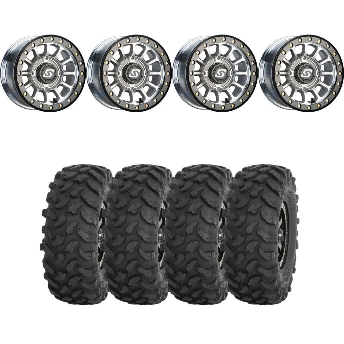 Sedona Machined Sano Beadlock & System 3 Offroad XTR370 Wheel & Tire Kit