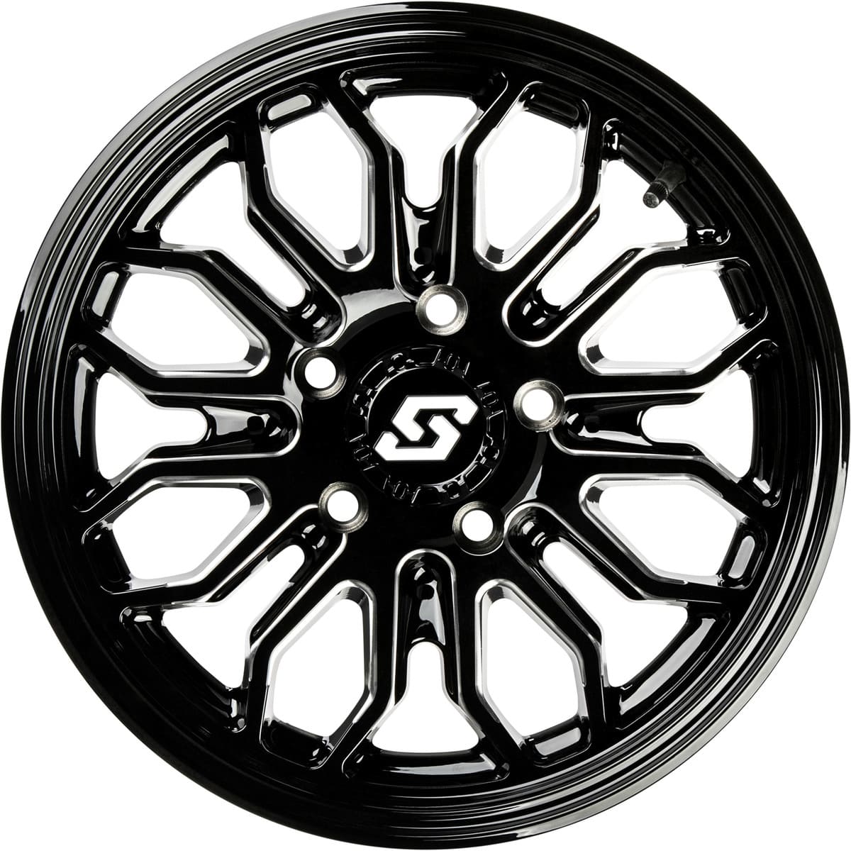 Sedona Onyx Non-Beadlock Wheel - Black/Machined