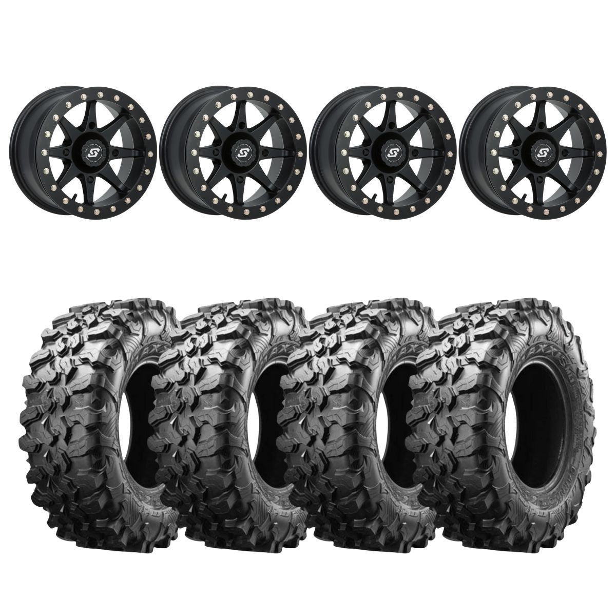 Sedona Storm Beadlock & Maxxis Radial Carnivore Wheel & Tire Kit