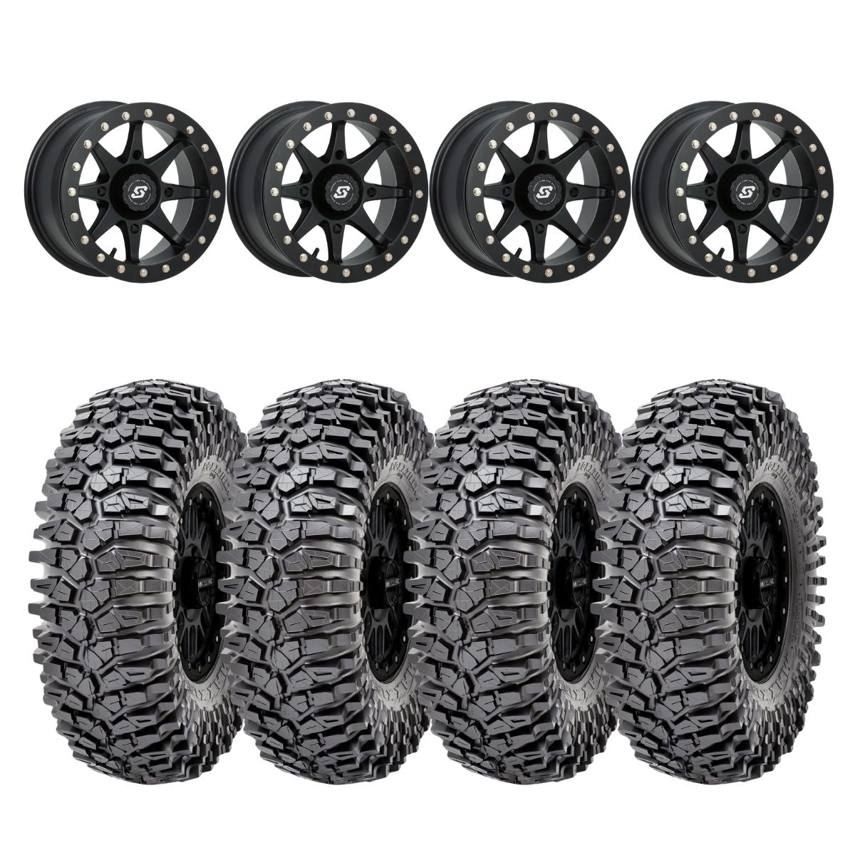 Sedona Storm Beadlock & Maxxis Radial Roxxzilla Wheel & Tire Kit
