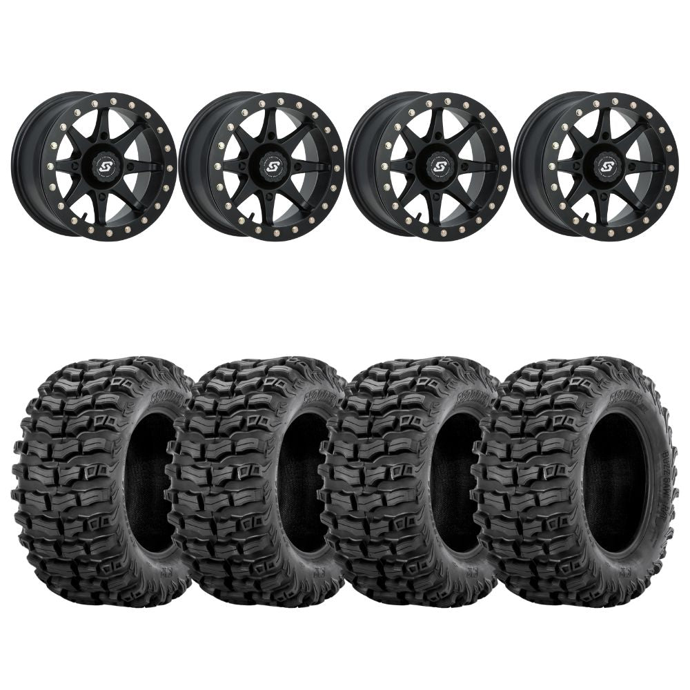 Sedona Storm Beadlock & Sedona Buzz Saw RT Wheel & Tire Kit