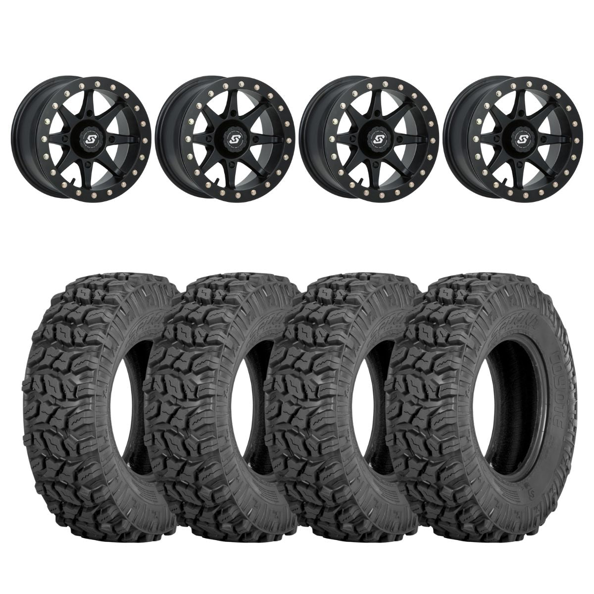 Sedona Storm Beadlock & Sedona Coyote Wheel & Tire Kit