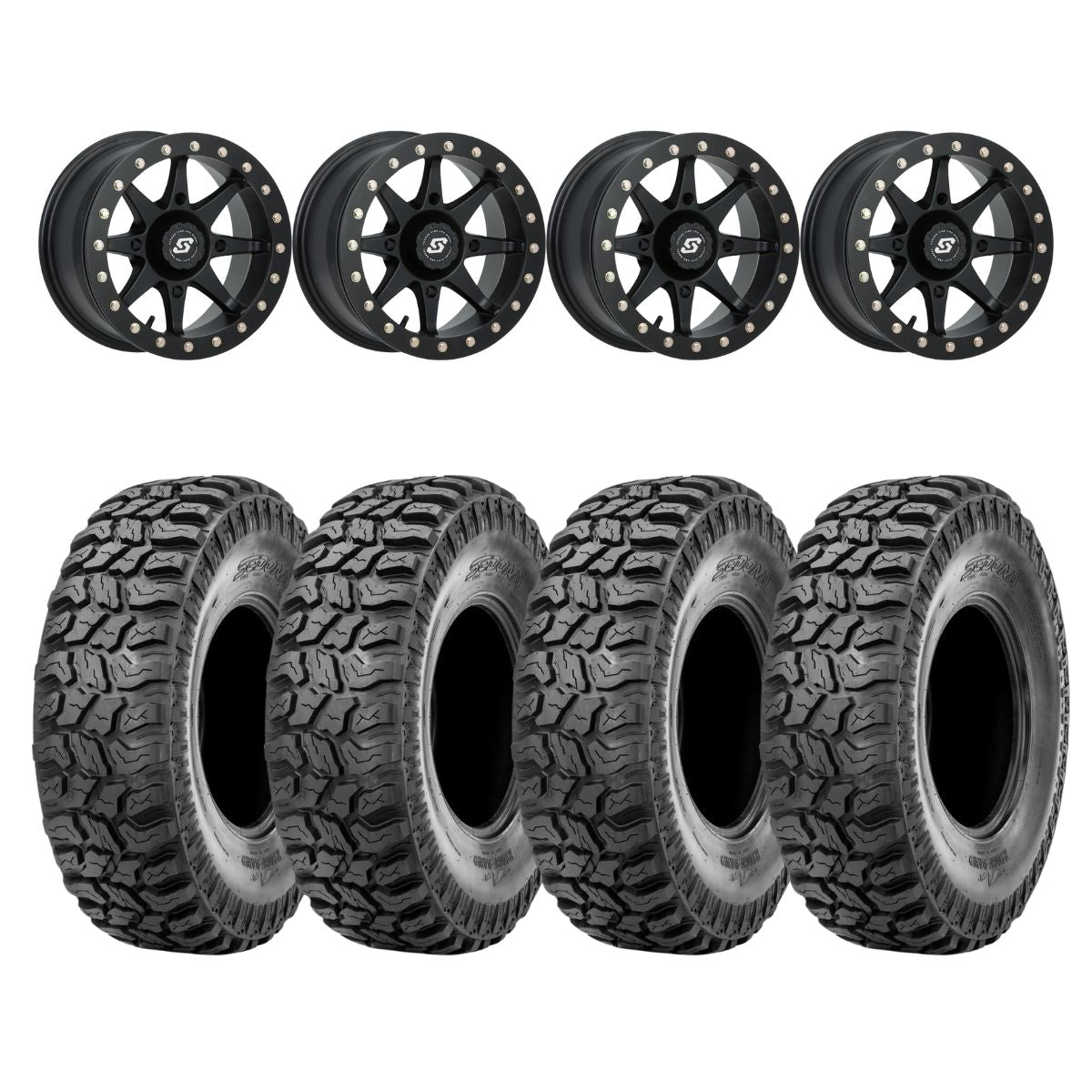 Sedona Storm Beadlock & Sedona Ridge Saw Wheel & Tire Kit