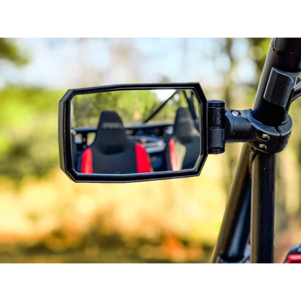 Seizmik '01-'26 Kawasaki Mule Trail Rider Side View Mirror w/ Adjustable Clamp