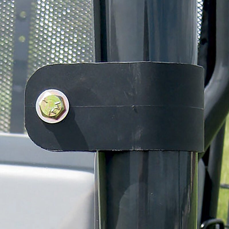 Seizmik '02-'08 Polaris Ranger Round Tube Full UV Resistant Poly Windshield