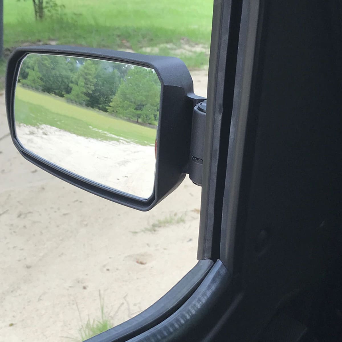 Seizmik 1.75″ Round Tube Cast Aluminum Pursuit Side View Mirror - Pair