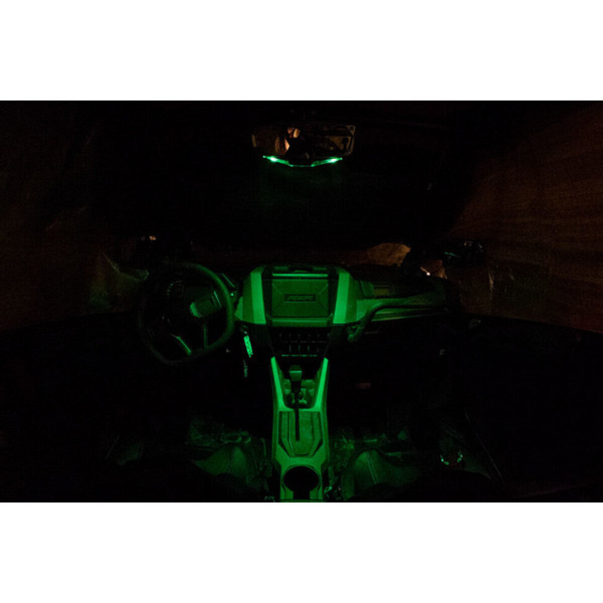 Seizmik '13-'26 Polaris Ranger 500 Halo-RA LED Rearview Mirror w/ Cast Aluminum Bezel Pro-Fit Header Panel