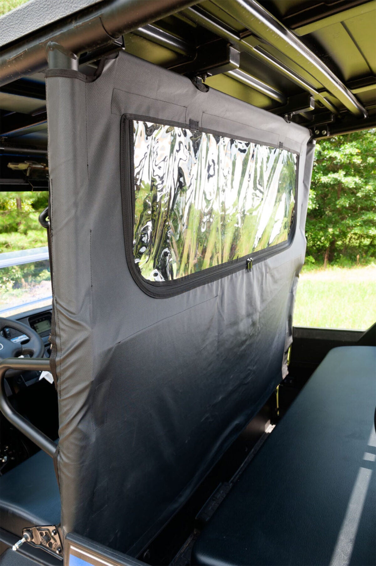 Seizmik '15-'18 Kawasaki Mule Pro FX/FXT Soft Rear Windshield & Dust Panel
