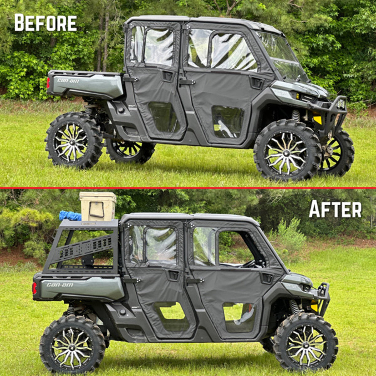 Seizmik '15-'26 Can-Am Defender MAX HD7 Full Height Bed Rack