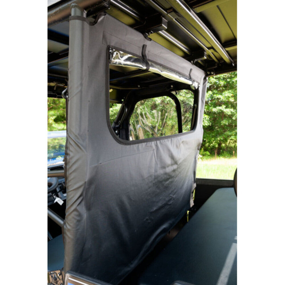 Seizmik '15-'26 Kawasaki Mule Pro FX/FXT Soft Rear Windshield & Dust Panel