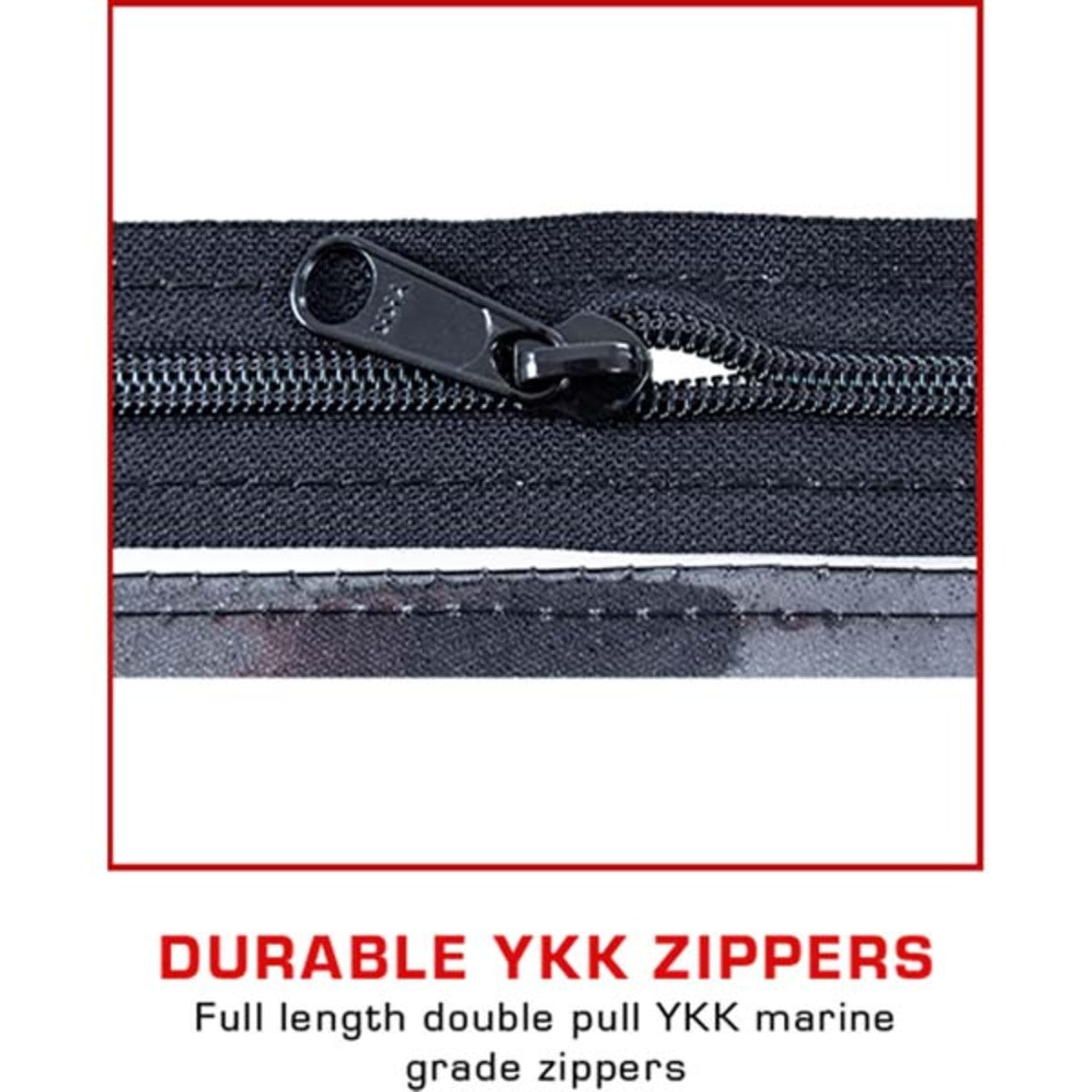 Seizmik '16-'25 Honda Pioneer 1000-5 Soft Doors Middle and Rear Windows w/ Zipper