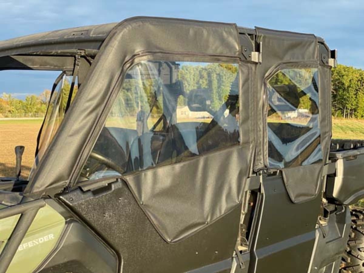Seizmik '17-'22 Can-Am Defender Max Soft Upper Doors with Zipper