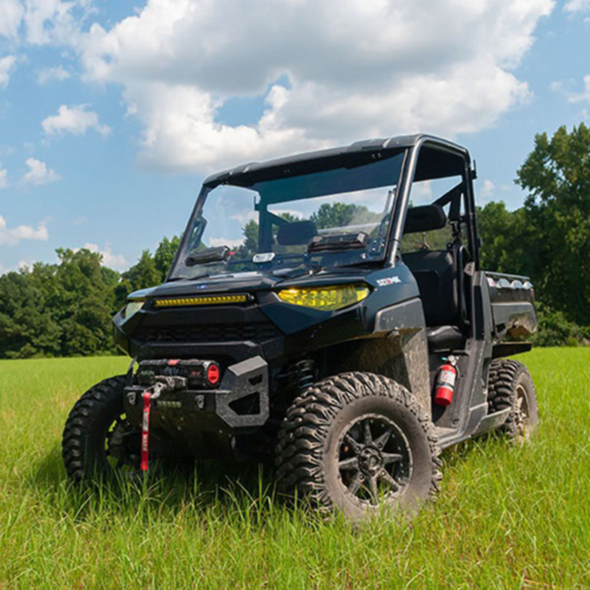 Seizmik '17-'26 Polaris Ranger XP 1000 Full-Size Flip Up Versa Vent Windshield