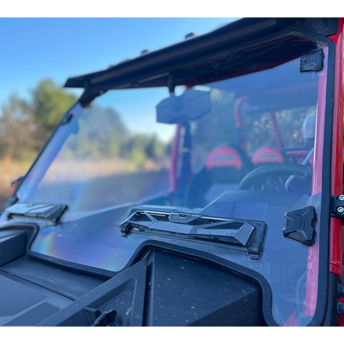 Seizmik '19-'23 Polaris RZR XP 1000 Toolless Versa Vent Scratch Resistant Hard Coated Windshield