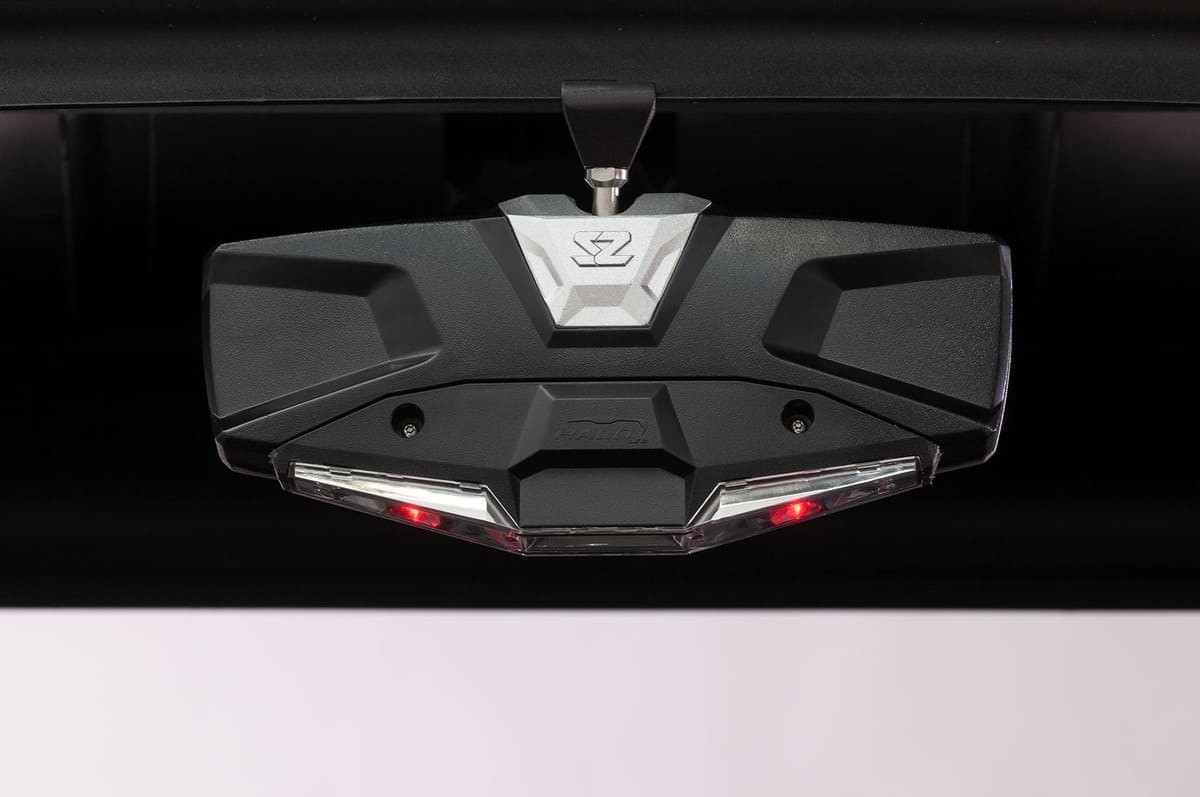 Seizmik 2″ & 1.875″ Round Tube ROPS Halo-RA LED Rearview Mirror with Cast Aluminum Bezel