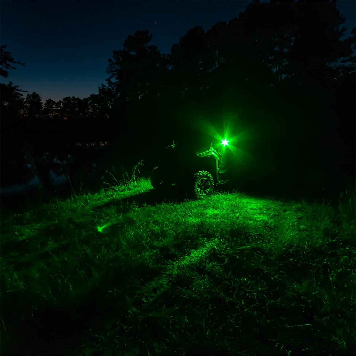 Seizmik 2″ Round Tube Pursuit Night Vision Series Side Cast Aluminum View Mirror - Pair