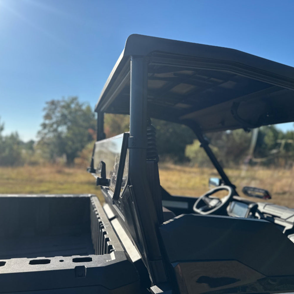 Seizmik '24-'25 Kawasaki Ridge Ranch UV Resistant Polycarbonate Rear Folding Windshield