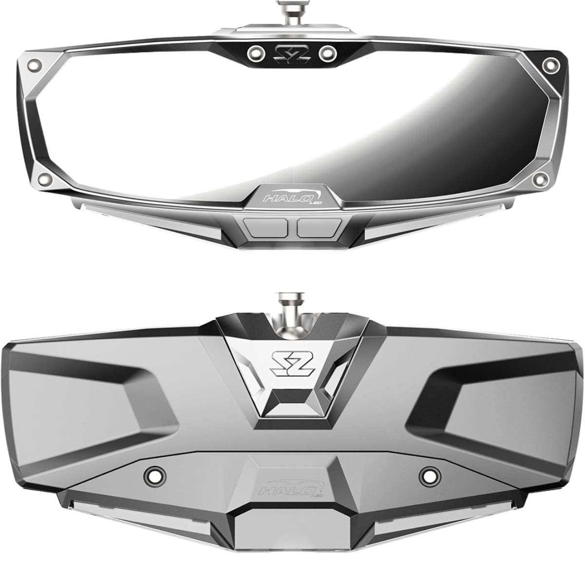Seizmik Can-Am Defender Halo-RA LED Rearview Mirror with Cast Aluminum Bezel