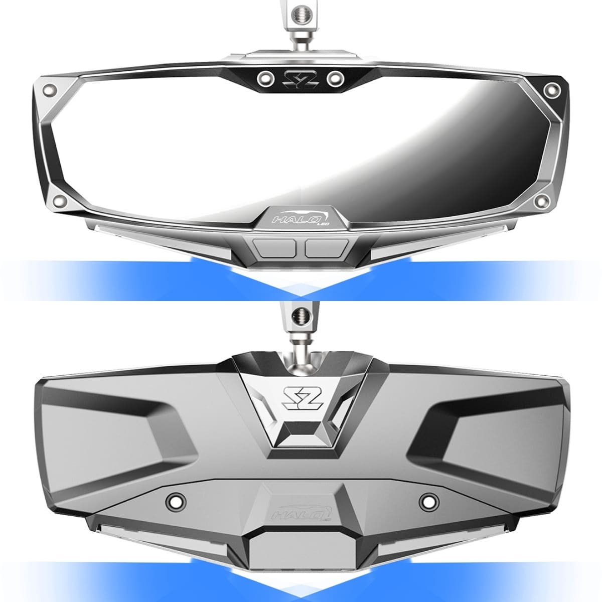 Seizmik Can-Am Defender Halo-RA LED Rearview Mirror with Cast Aluminum Bezel