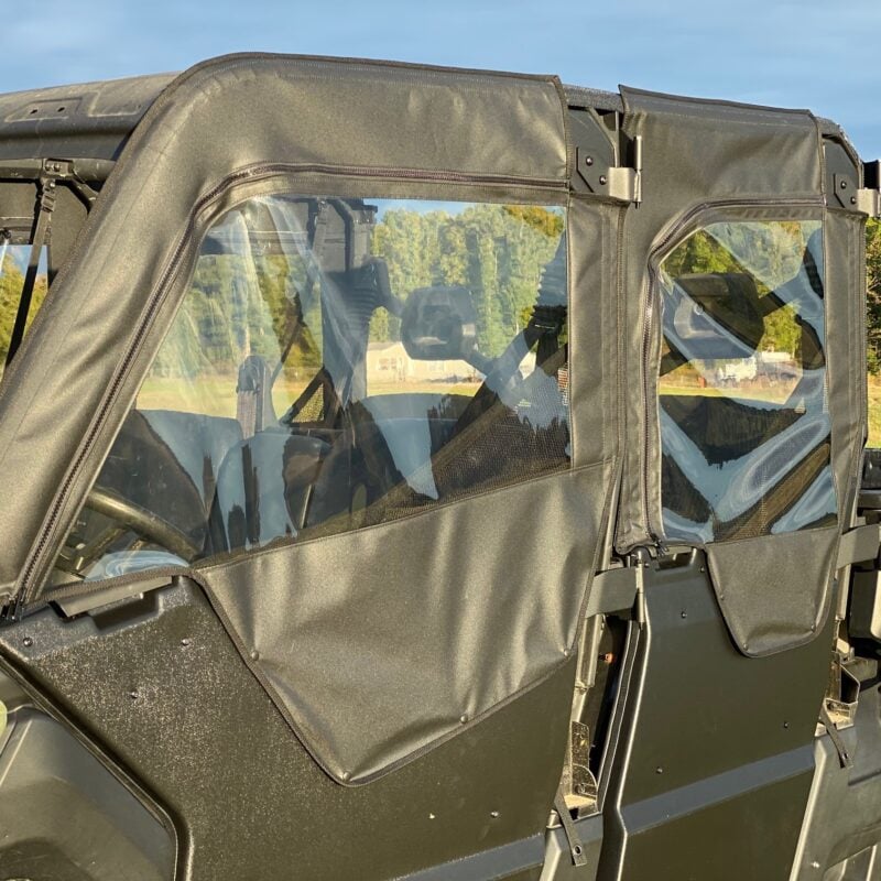 Seizmik Can-Am Defender Max Upper Soft Doors with Zipper