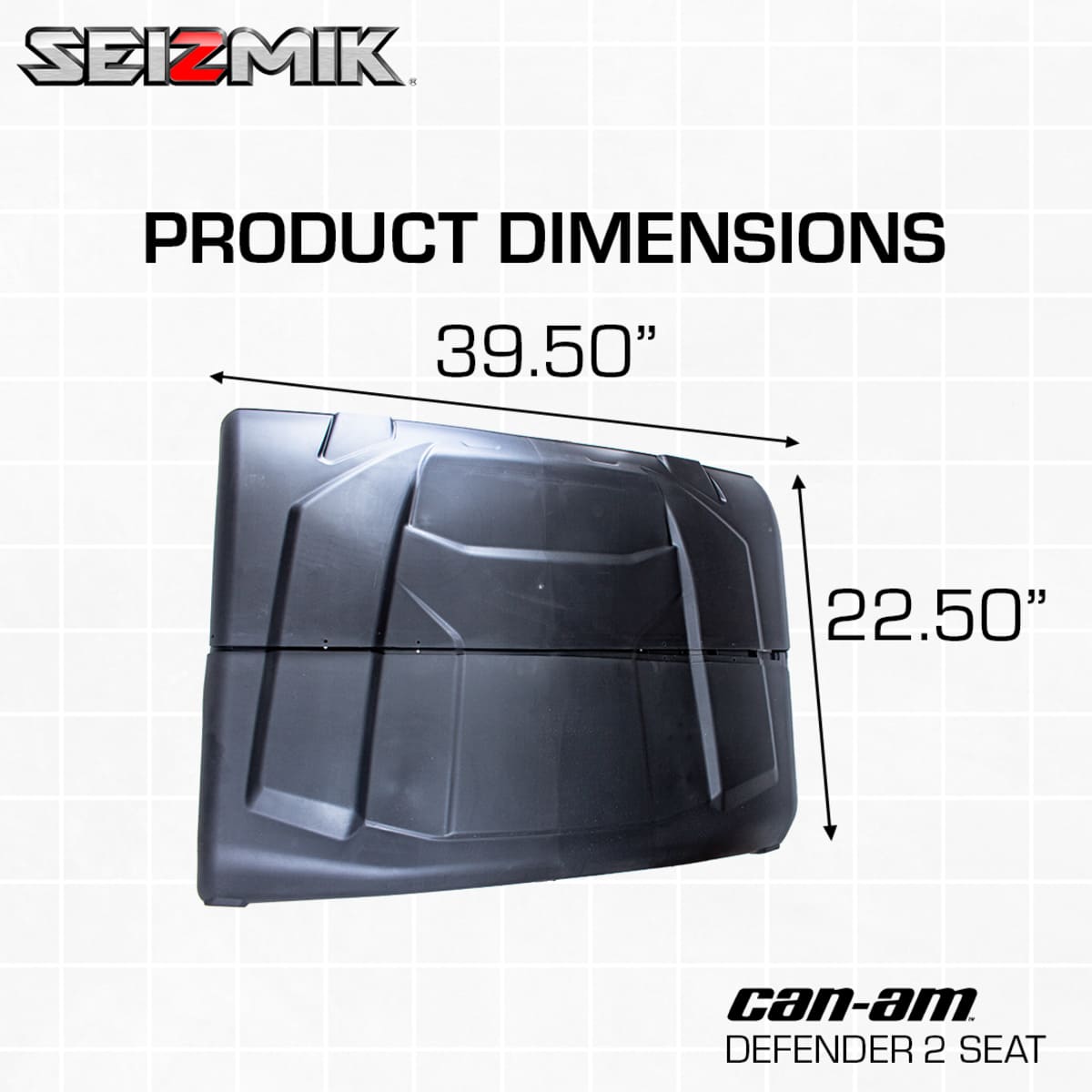 Seizmik Can-Am Defender Roof Kit