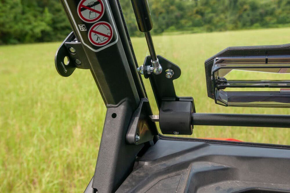 Seizmik Can-Am Defender Scratch Resistant Polycarbonate Flip-Up Vented Windshield