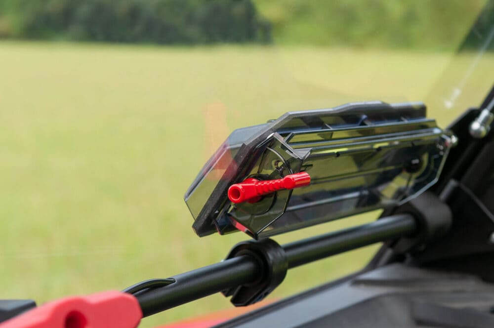 Seizmik Can-Am Defender Scratch Resistant Polycarbonate Flip-Up Vented Windshield