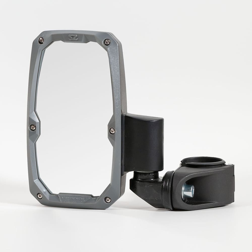Seizmik Embark Side View Mirror with ABS Body & Bezel - 1.75″ Round Tube - Pair